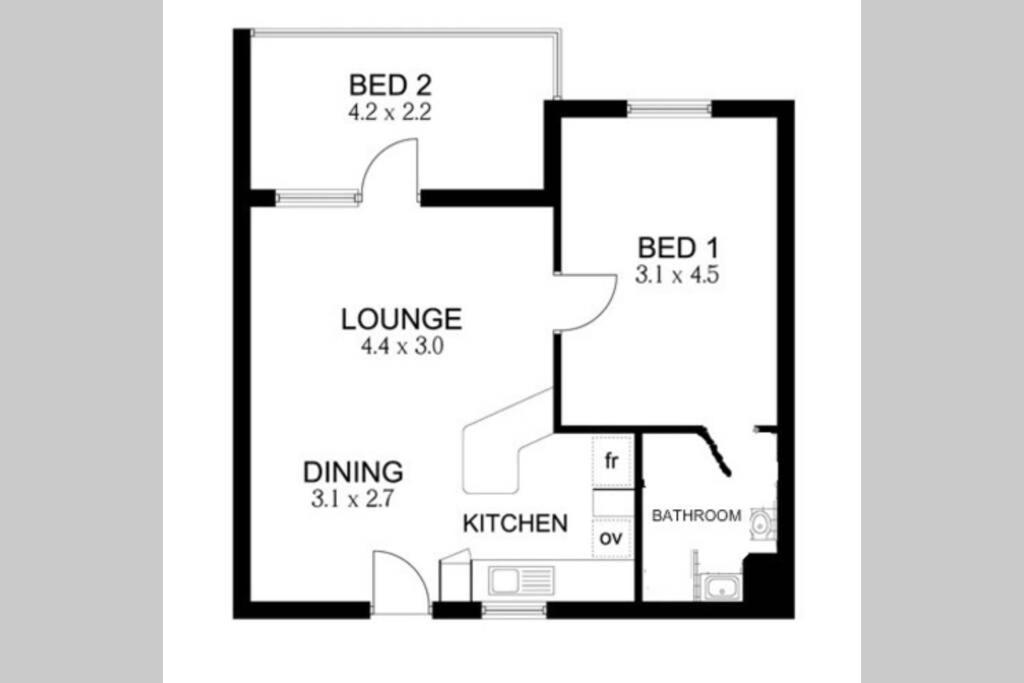 B3 Crawley Apartment 1 Brm & Sleepout Near Uwa Perth Kültér fotó